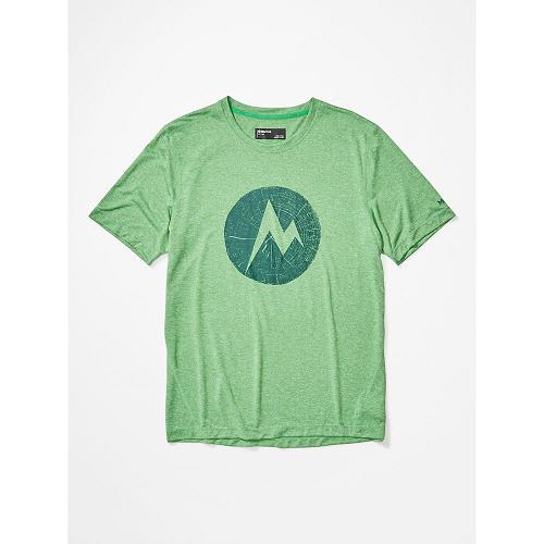 Marmot Clothes Green NZ - Transporter T-Shirts Mens NZ5940613